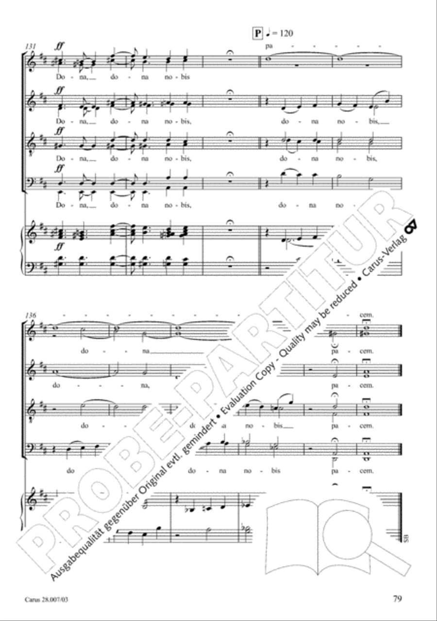 Missa latina 4-Part scores gallery preview page 80