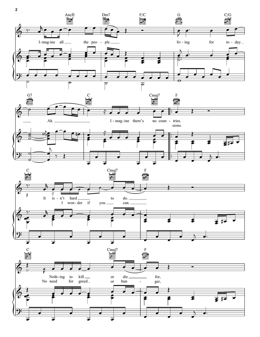 Imagine Acoustic Guitar scores gallery preview page 2