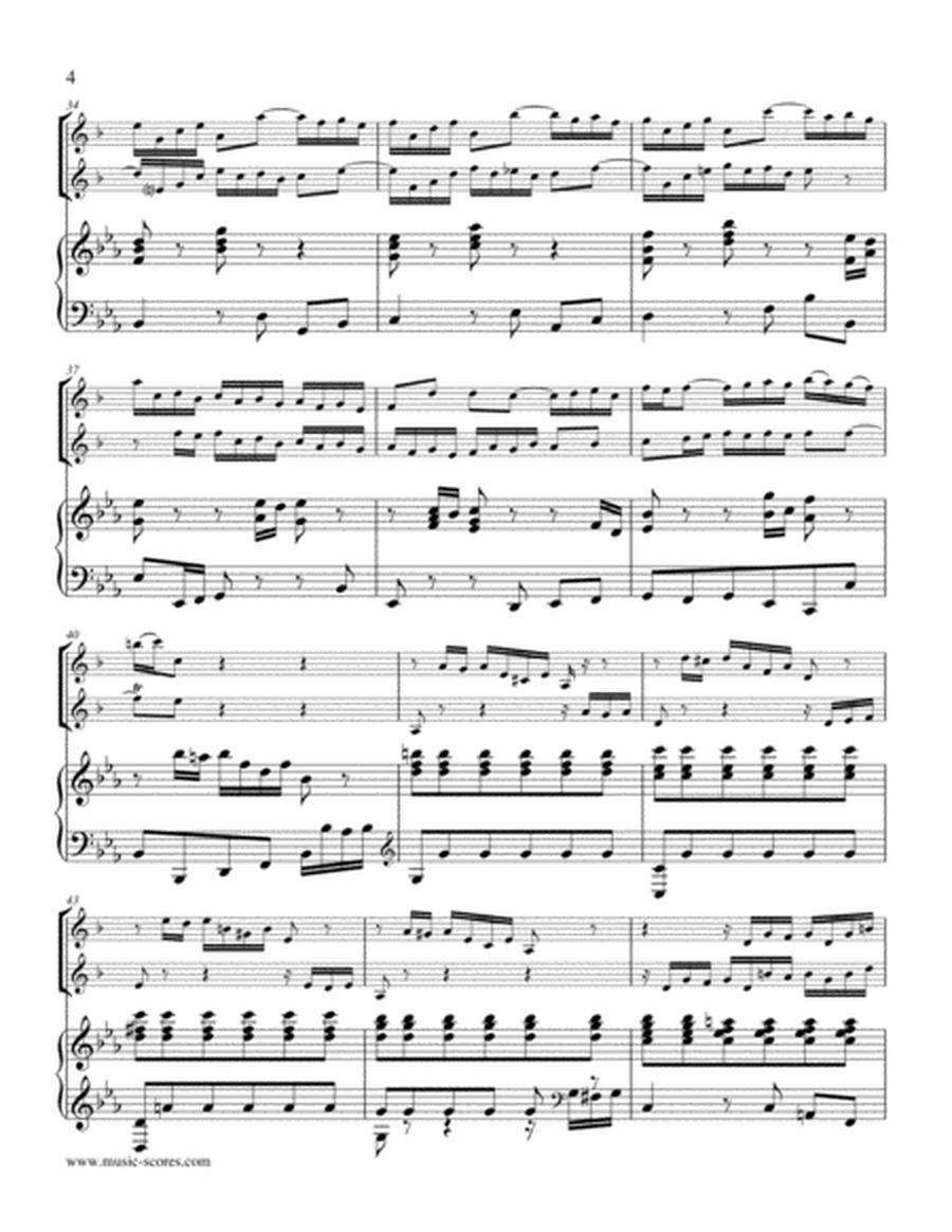 Double Concerto 3rd Movement - 2 Clarinets (lower) & Piano image number null