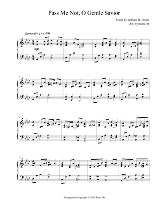 Pass Me Not, O Gentle Savior (Hymn Arrangement for Advanced Solo Piano in "Father's Love")