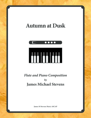 Book cover for Autumn at Dusk - Flute & Piano
