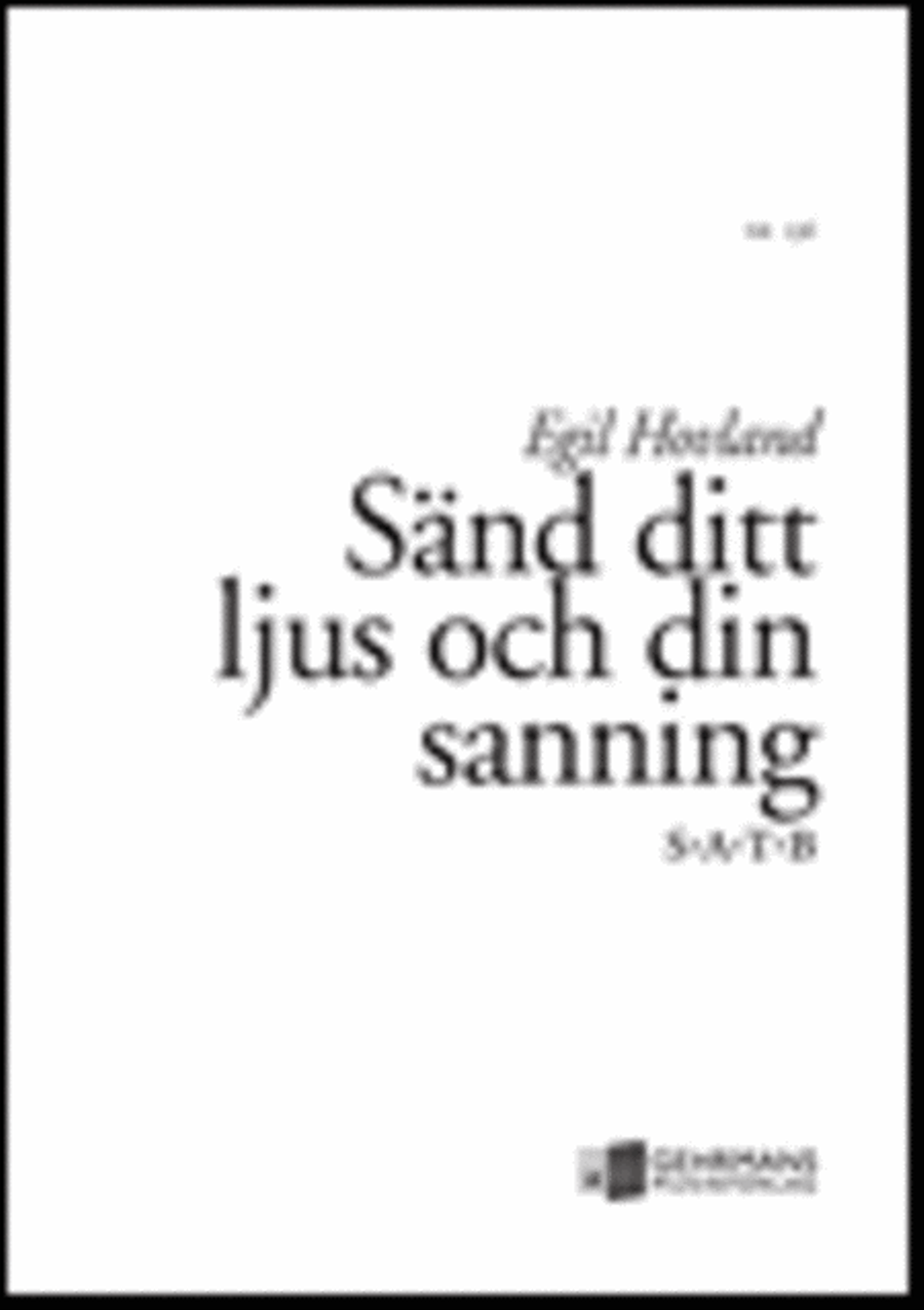 Sand ditt ljus och din sanning 4-Part scores gallery preview page 1
