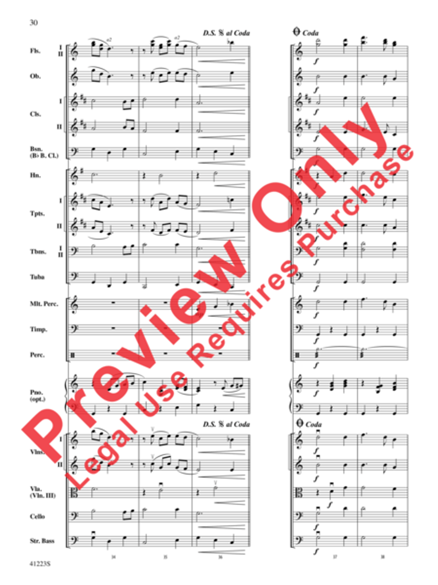 Joyful Holidays Joyful Holidays Full Orchestra scores gallery preview page 31