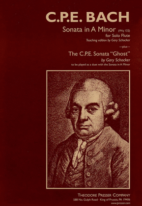 Book cover for Sonata in A Minor (Wq 132)