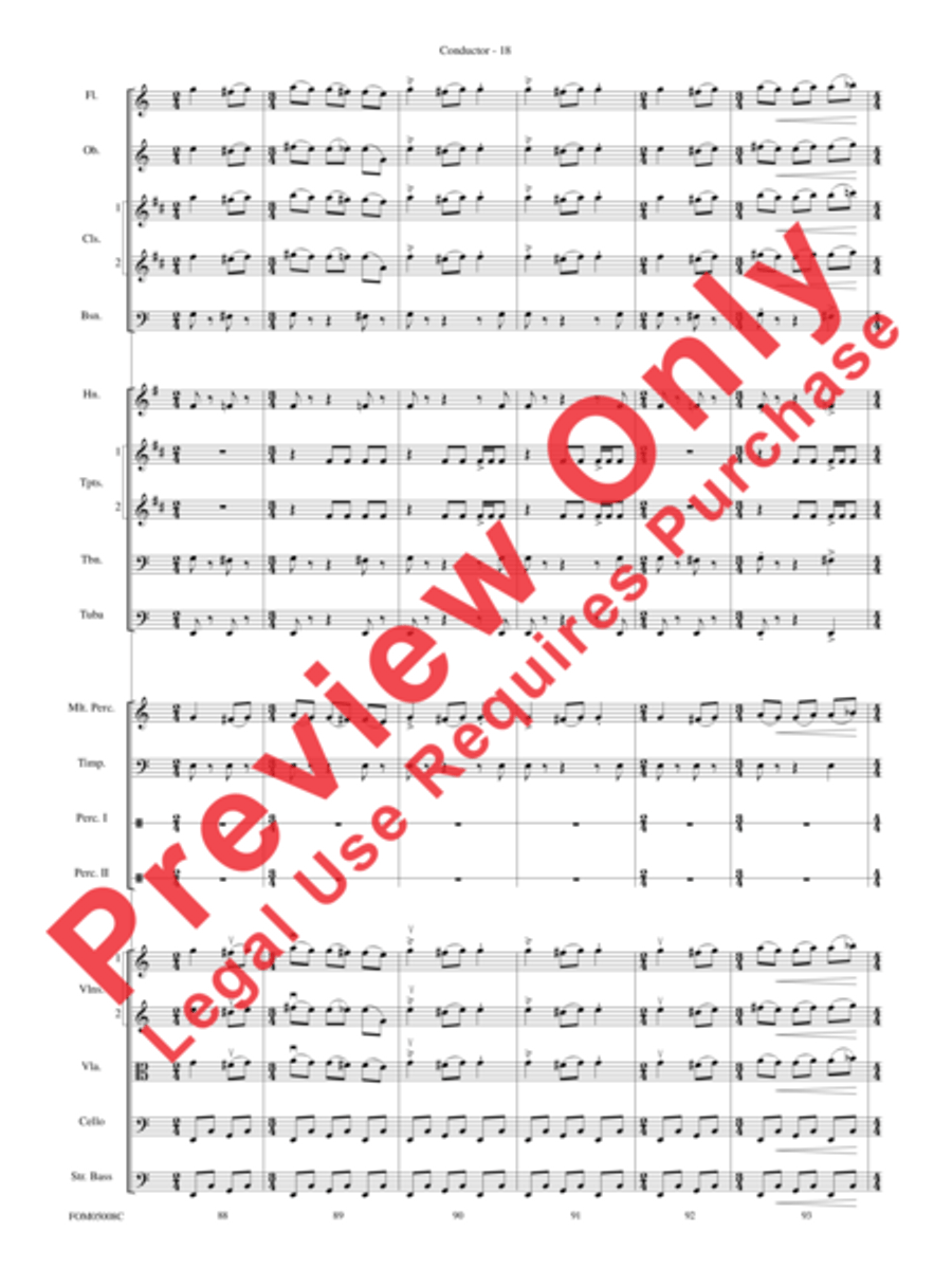 Battle of the Heroes (from Star Wars: Episode III Revenge of the Sith) Full Orchestra scores gallery preview page 48