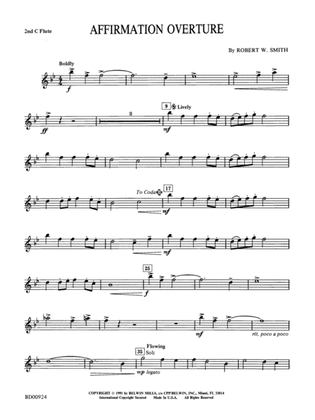 Affirmation Overture: 2nd Flute