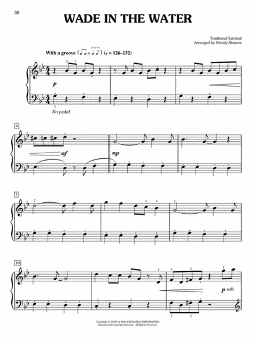 Easy Hymn Solos – Level 3 Easy Piano scores gallery preview page 6