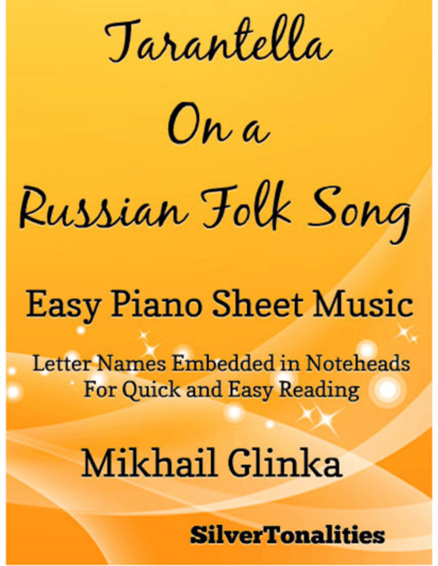 Tarantella on a Russian Folk Song Easy Piano Sheet Music Easy Piano scores gallery preview page 1