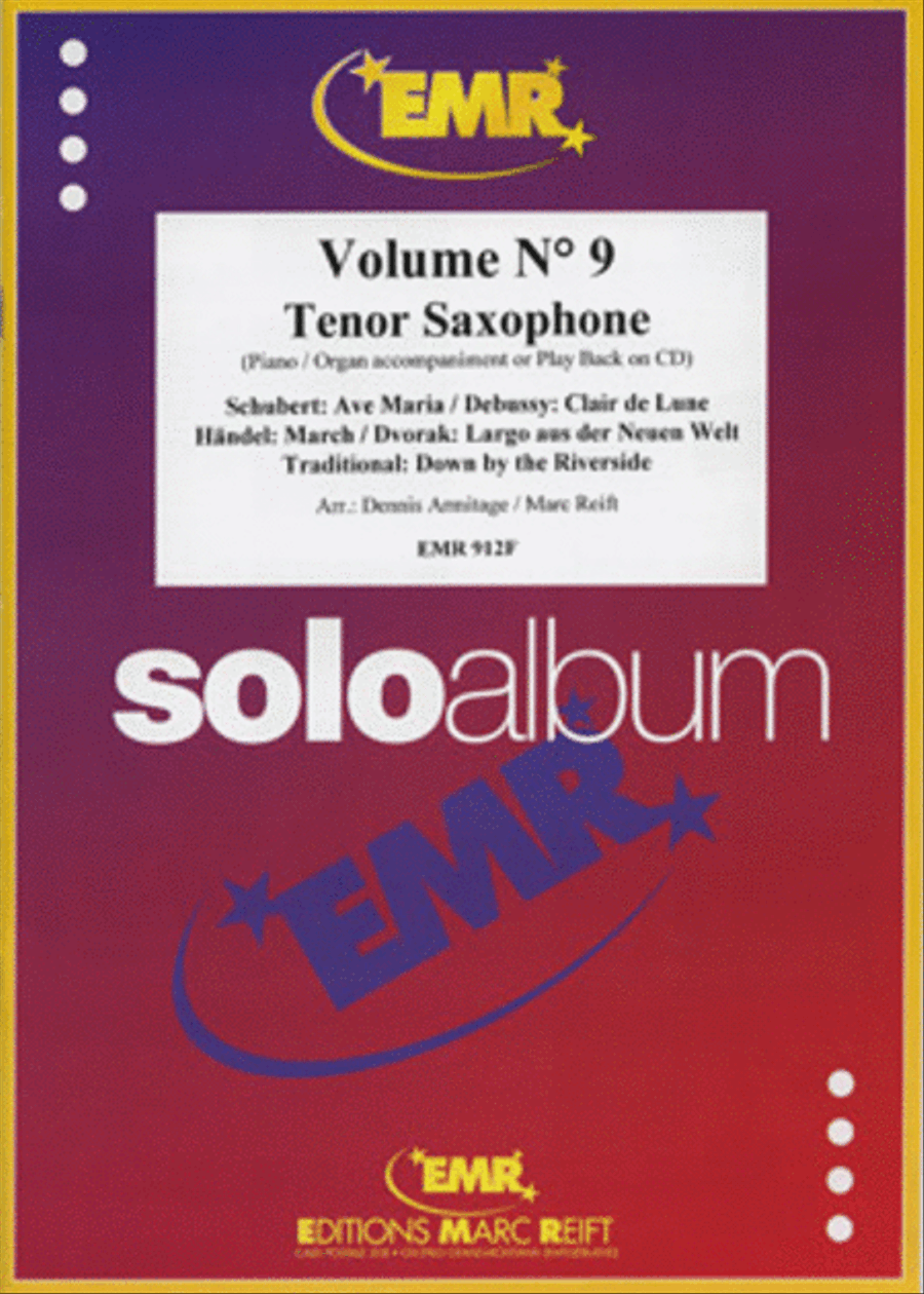 Solo Album Volume 09 Tenor Saxophone scores gallery preview page 1