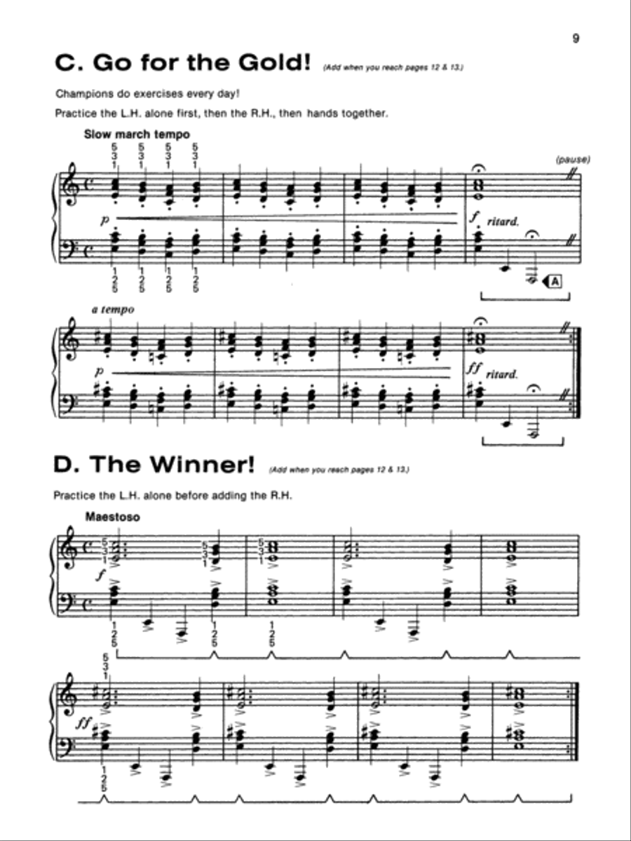 Alfred's Basic Piano Course Technic, Level 4 Piano Method scores gallery preview page 3