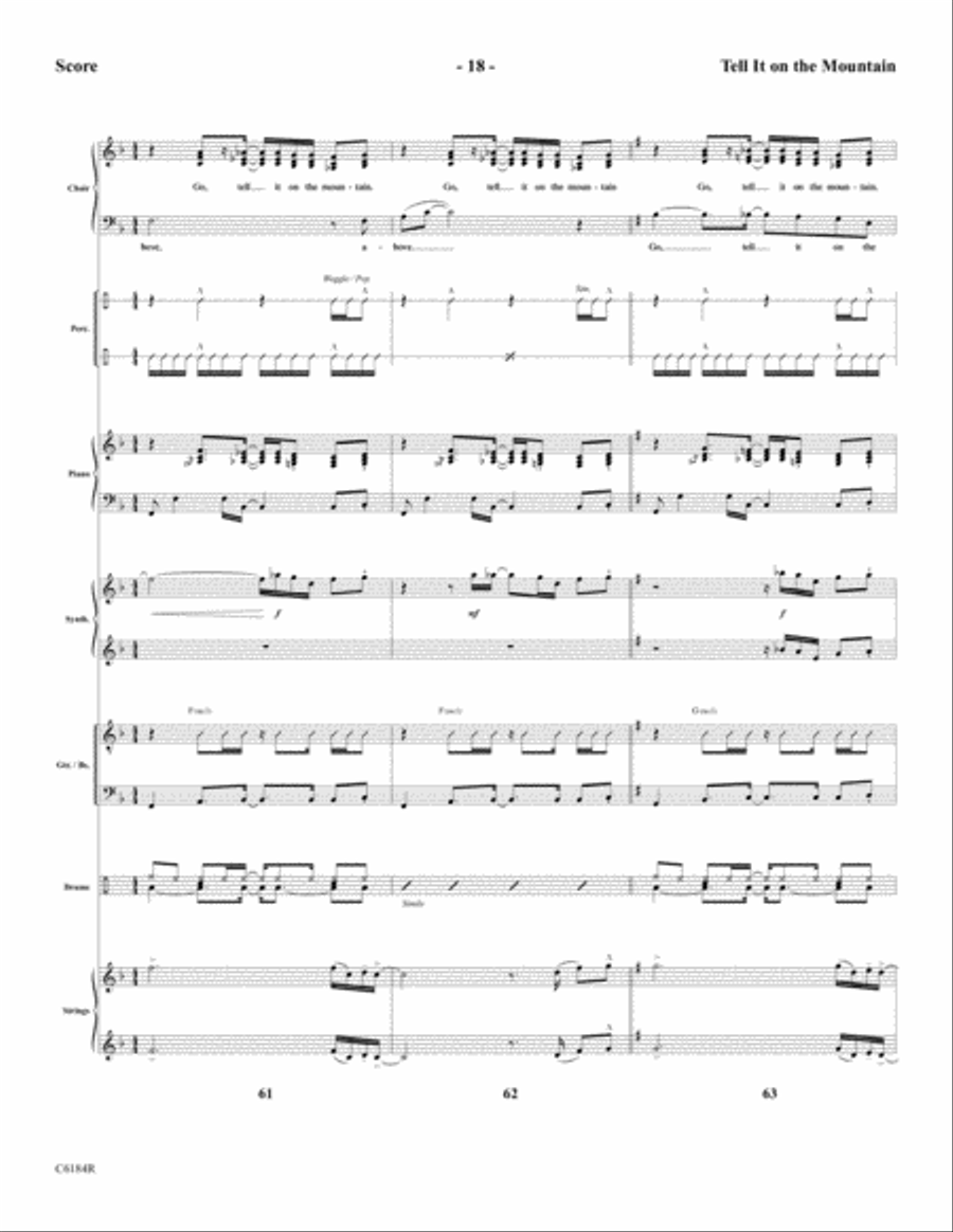 Tell It On the Mountain Tell It On the Mountain Choir scores gallery preview page 20