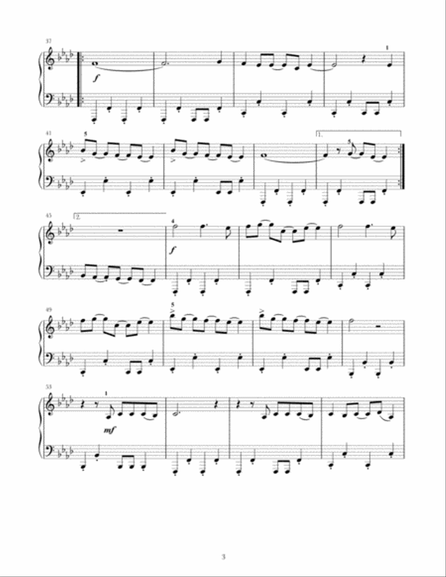 Blinding Lights Piano Solo scores gallery preview page 3