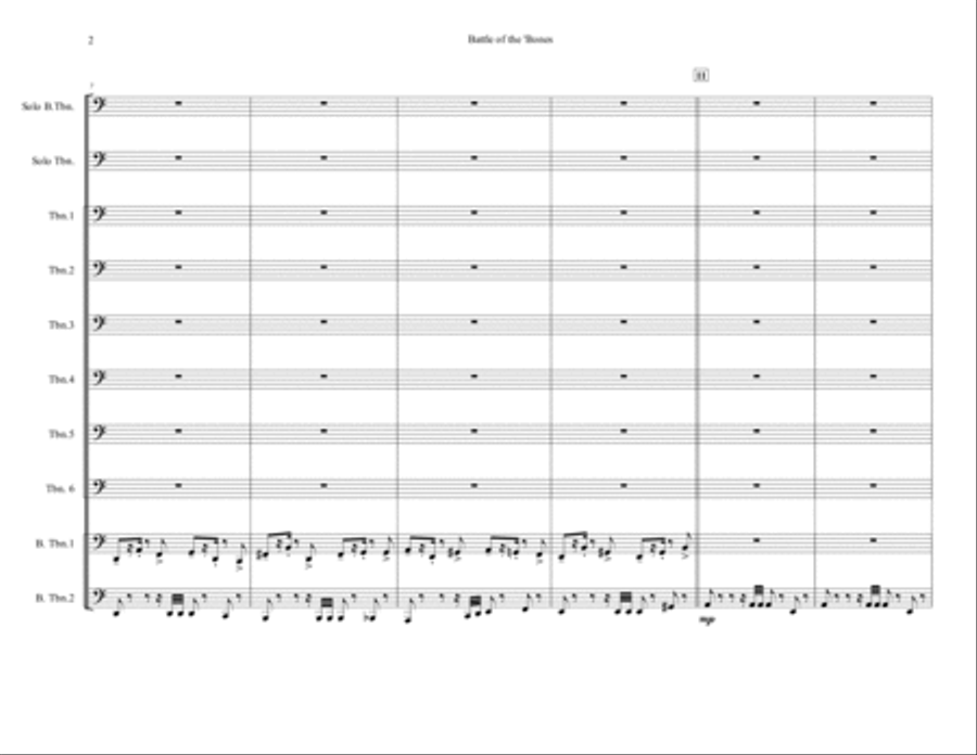 Battle of the 'Bones Brass Ensemble scores gallery preview page 4