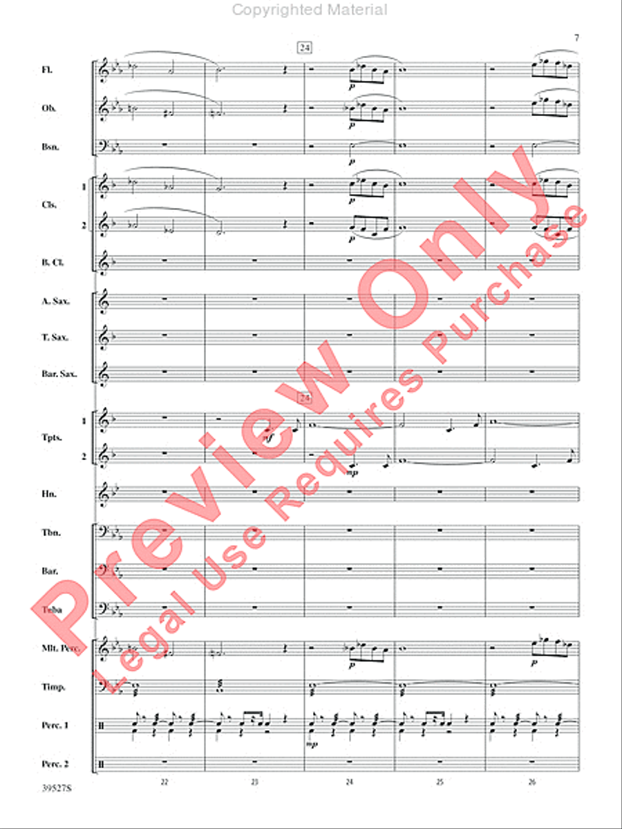A Celebration of Taps A Celebration of Taps Concert Band scores gallery preview page 7