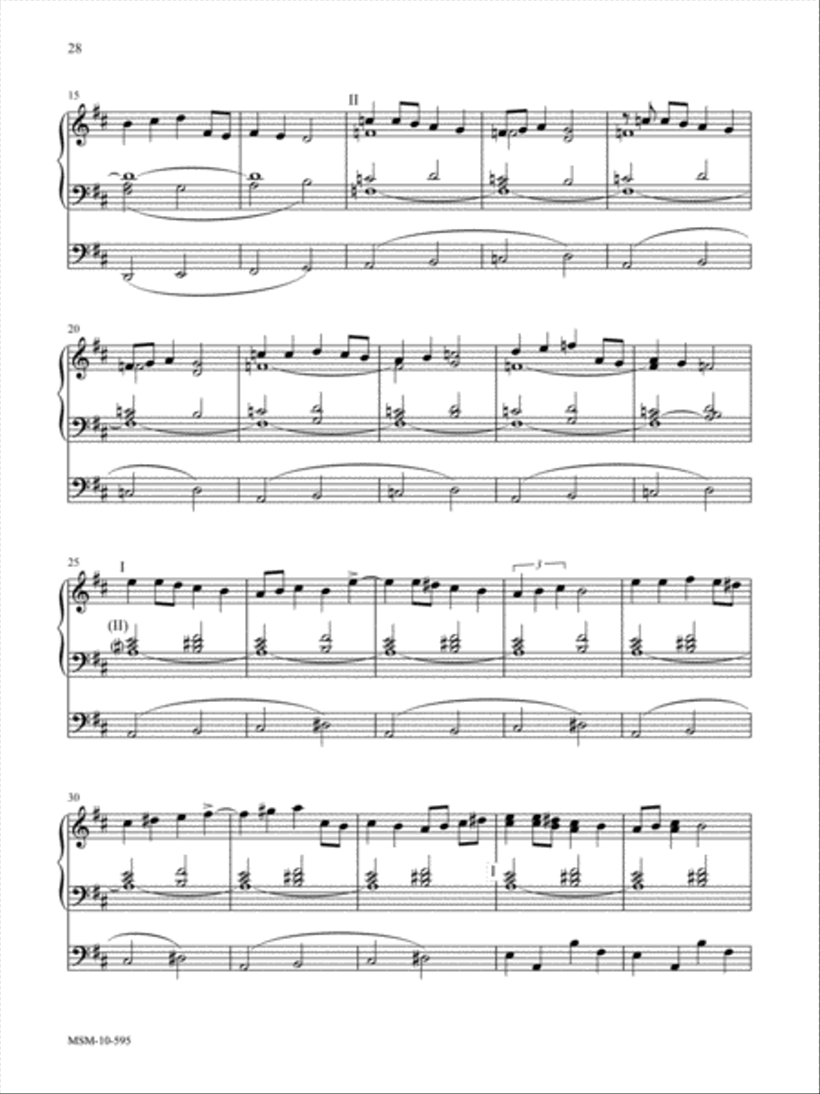 Let Us Plead for Faith Alone Organ scores gallery preview page 2