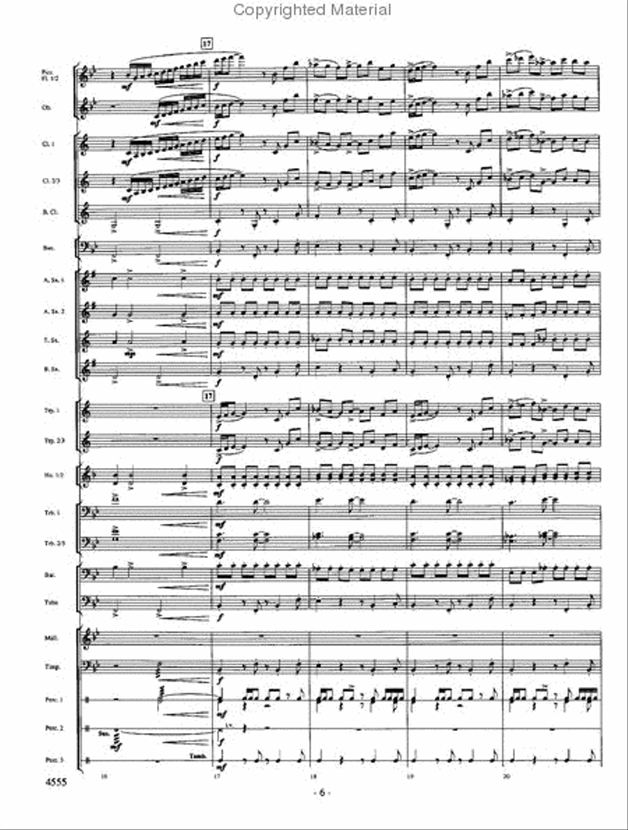Beyond the Higher Skies Concert Band scores gallery preview page 5
