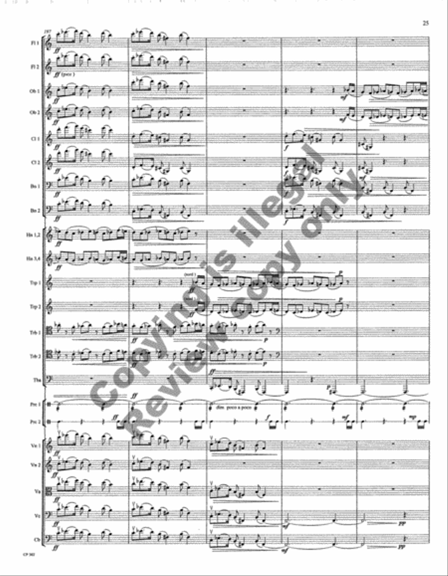 Symphony No. 1 Full Orchestra scores gallery preview page 129