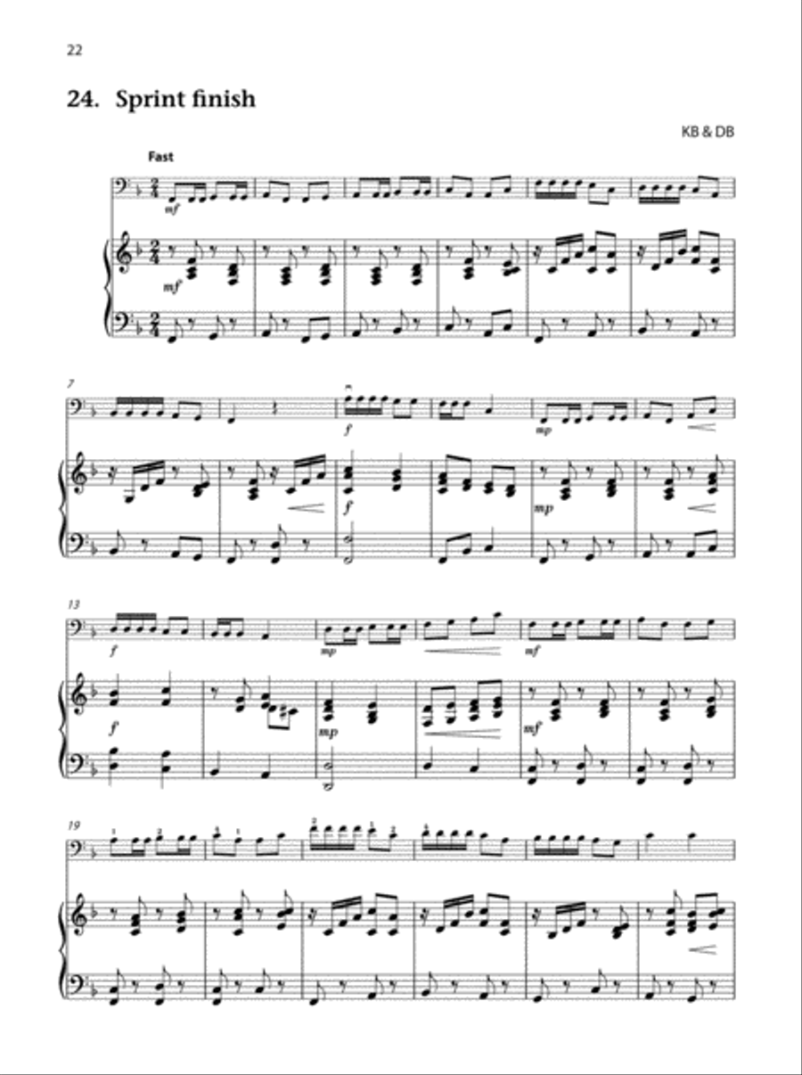 Cello Time Sprinters Piano Accompaniment Book Piano Accompaniment scores gallery preview page 2
