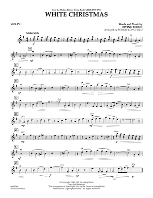 White Christmas (arr. Robert Longfield) - Violin 1