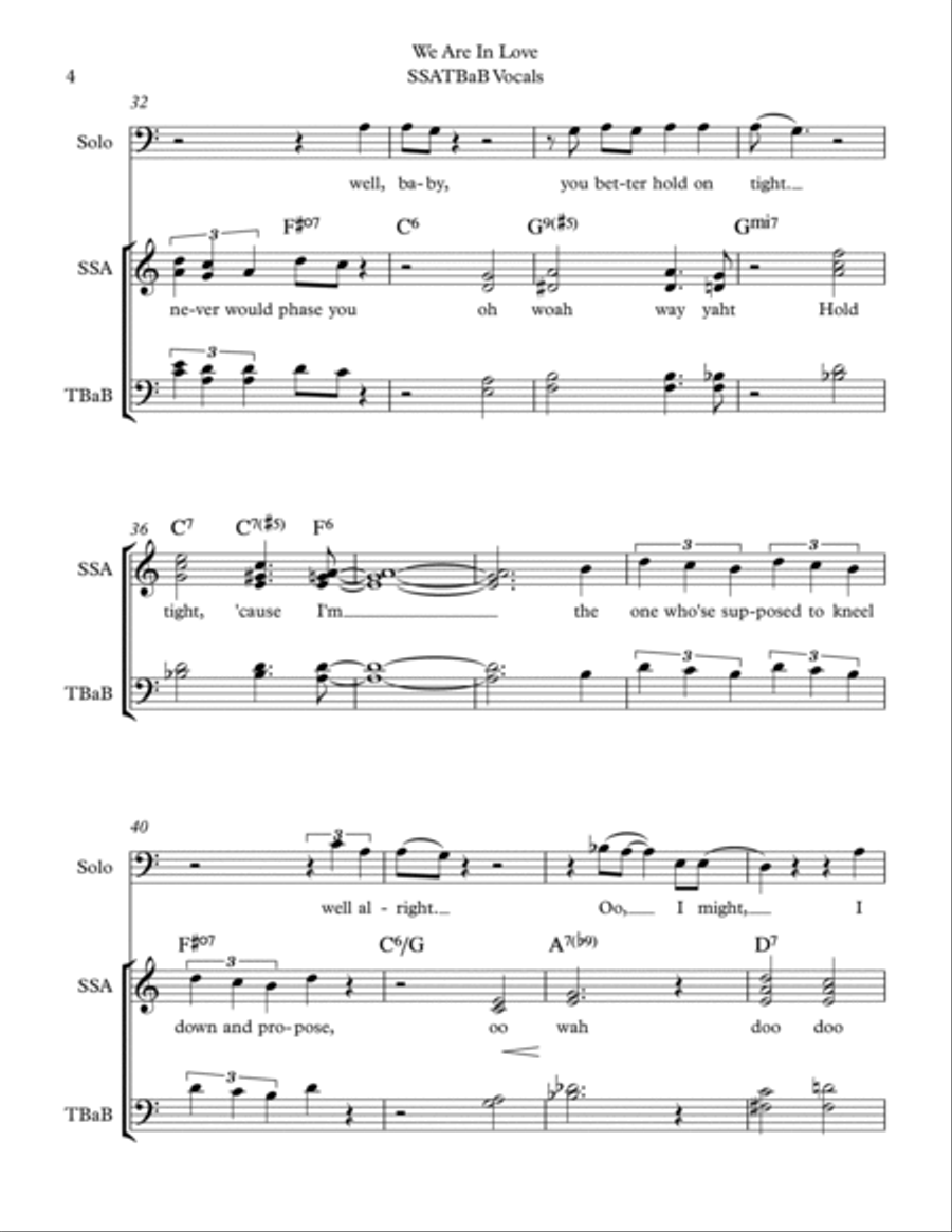 We Are In Love Divisi scores gallery preview page 4