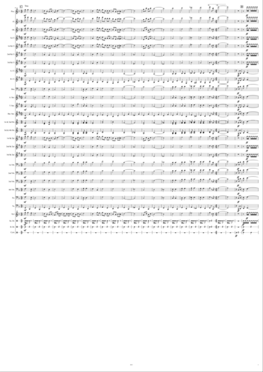 Governor Ann Richards March Concert Band scores gallery preview page 3