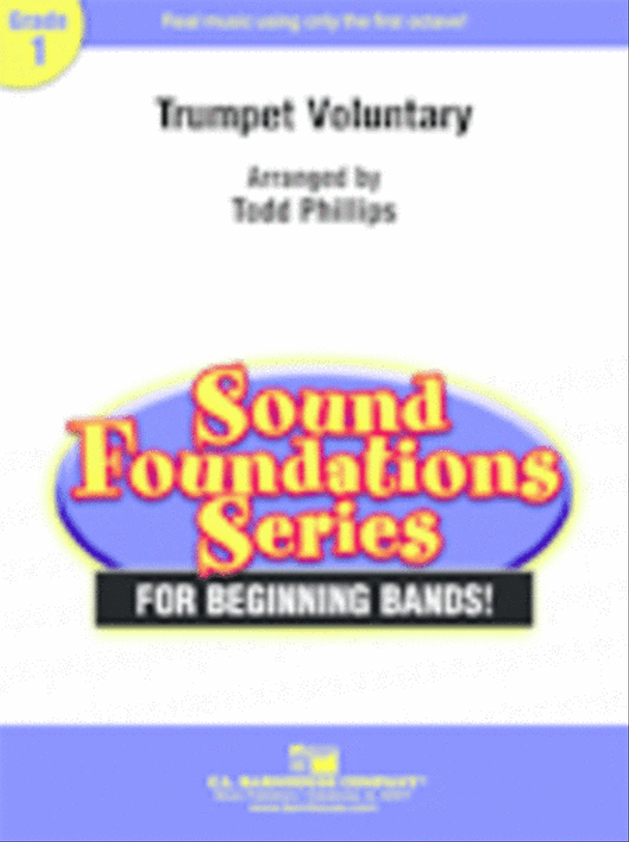Trumpet Voluntary Concert Band scores gallery preview page 1