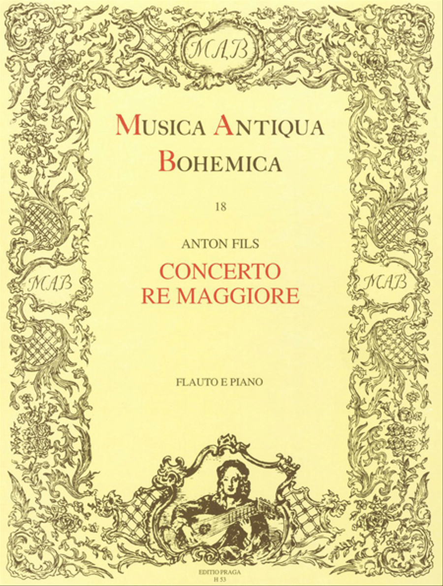 Concerto Re maggiore Flute Solo scores gallery preview page 1