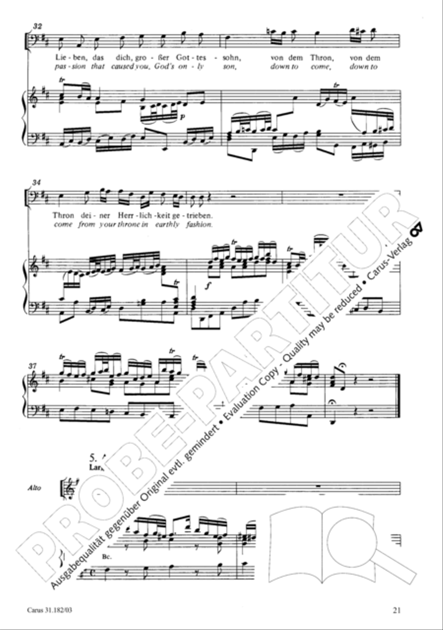 Himmelskonig, sei willkommen (King of heaven, be most welcome) ATB scores gallery preview page 21