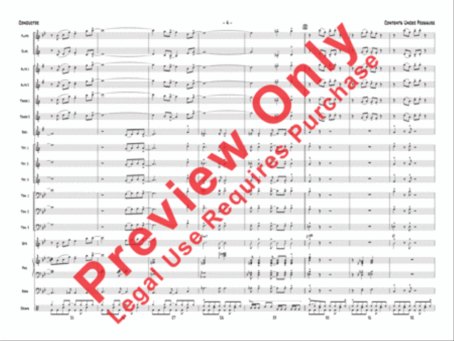 Contents Under Pressure Jazz Ensemble scores gallery preview page 7