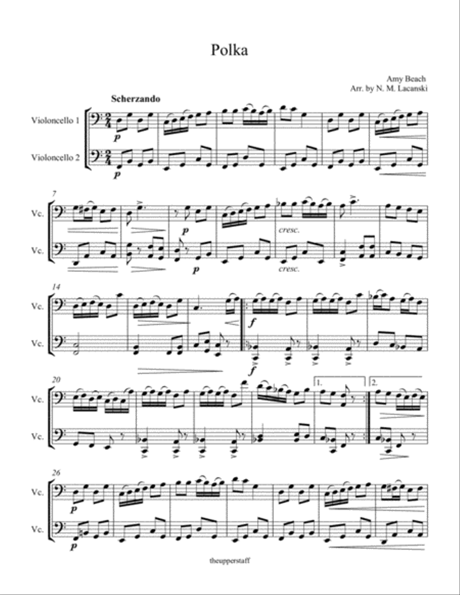 Polka String Duet scores gallery preview page 2