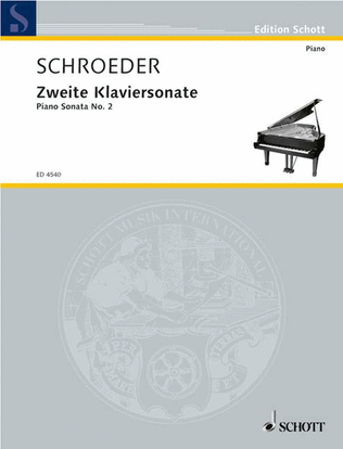 Book cover for Second Piano sonata