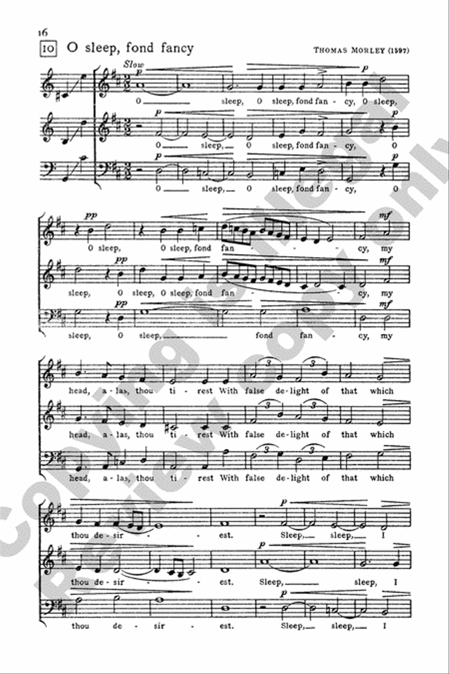 Invitation to Madrigals, Book 1 3-Part scores gallery preview page 13