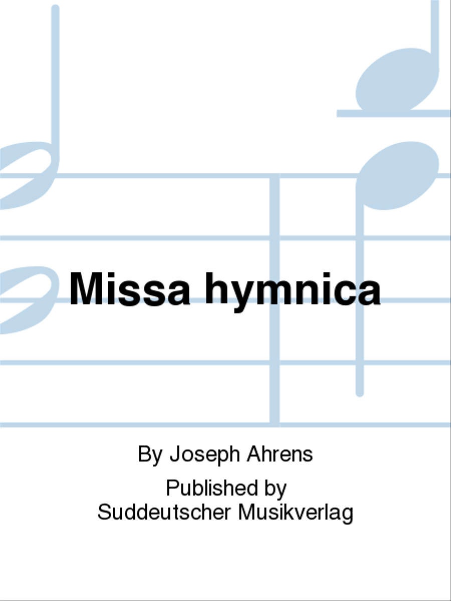 Missa hymnica Missa hymnica 4-Part scores gallery preview page 1