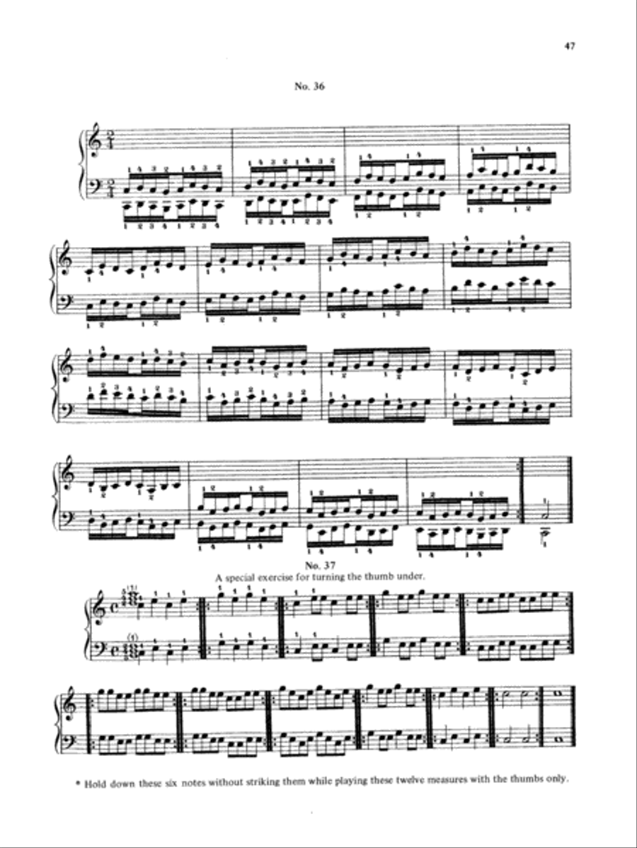 Hanon: The Virtuoso Pianist (Complete) Piano Solo scores gallery preview page 1