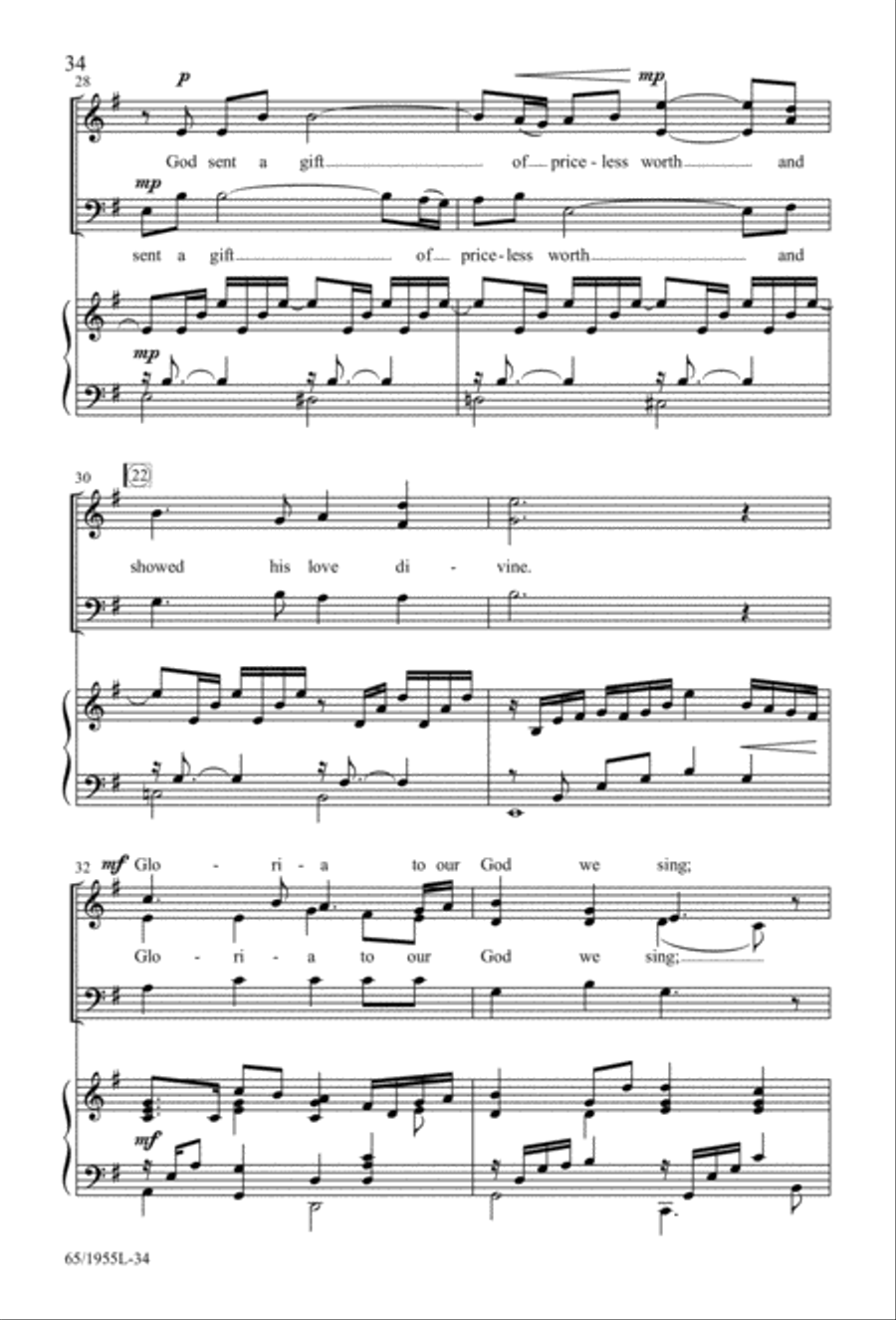 The Promise of a King 3-Part scores gallery preview page 34