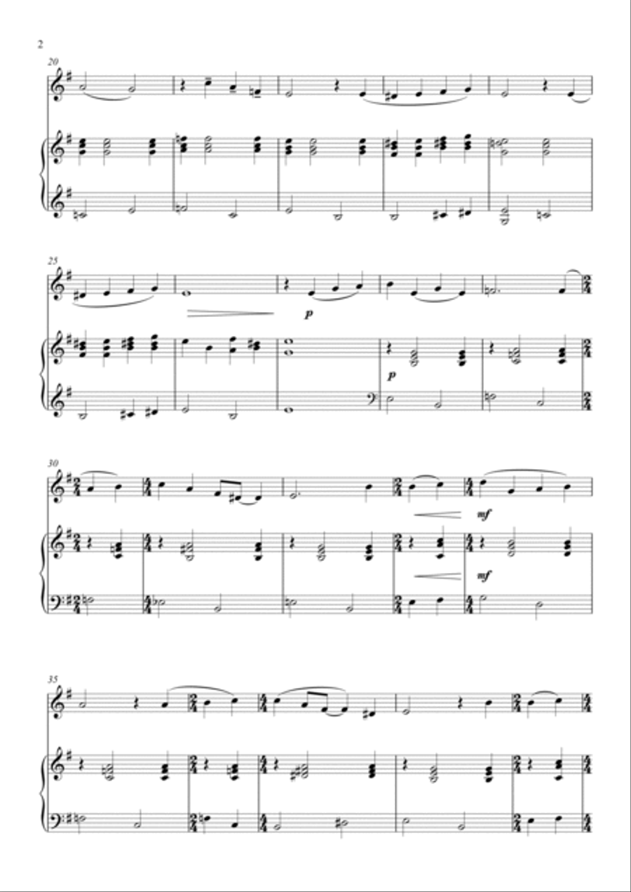 Sally's Song Flute Solo scores gallery preview page 2