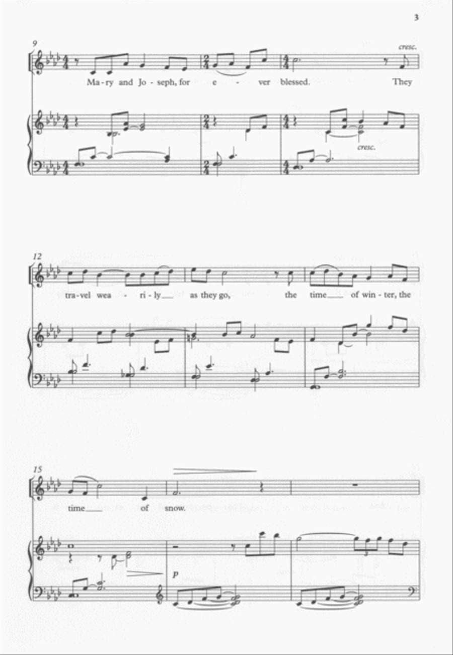 The Time of Snow The Time of Snow 4-Part scores gallery preview page 3