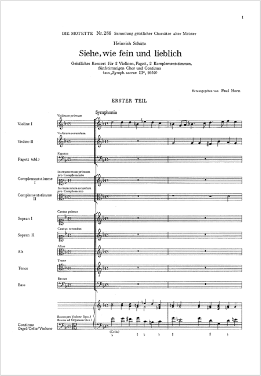 See what delight and joy it is (Siehe, wie fein und lieblich ist's) SSATB scores gallery preview page 2