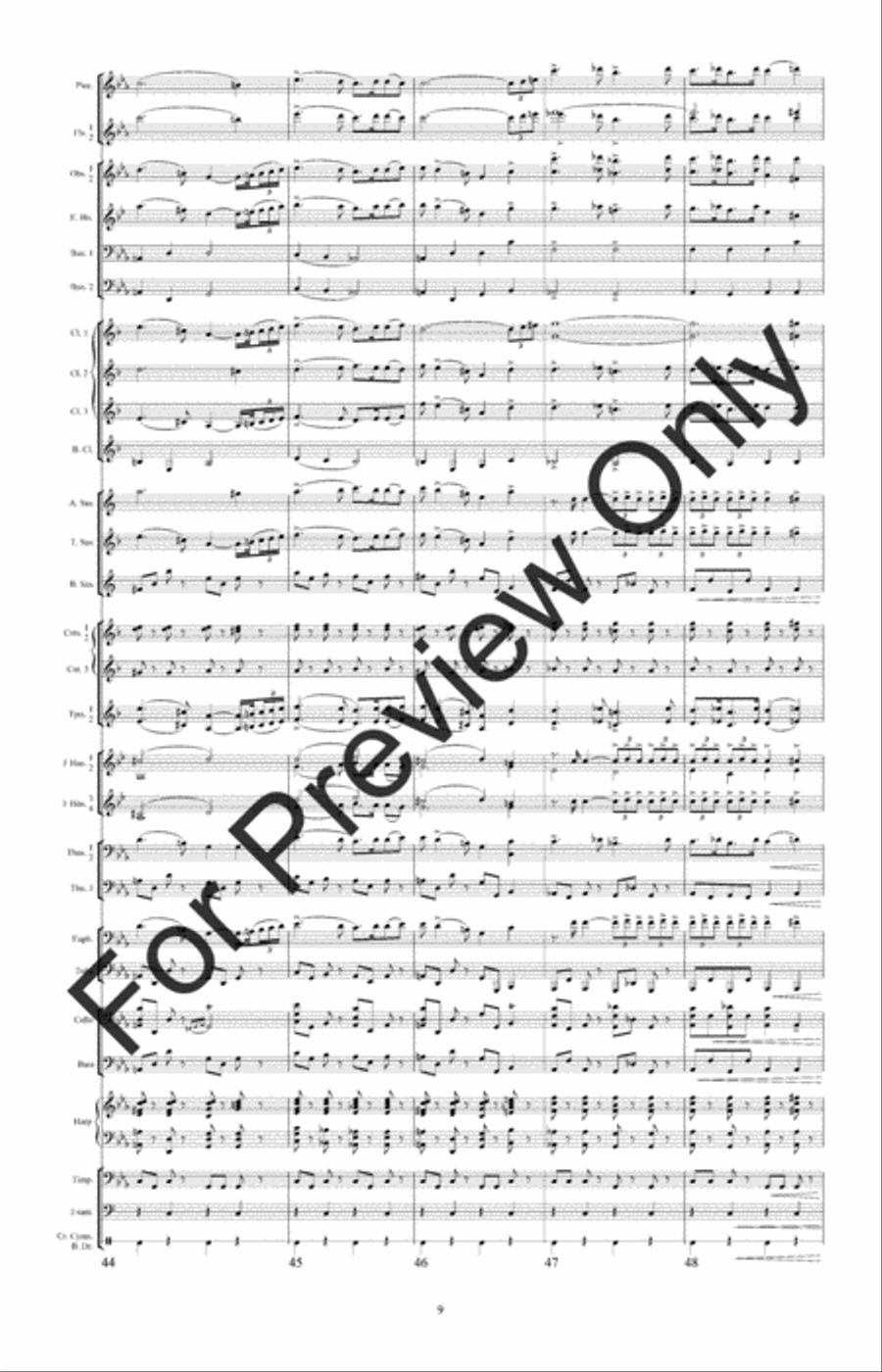 In Memoriam In Memoriam Concert Band scores gallery preview page 12
