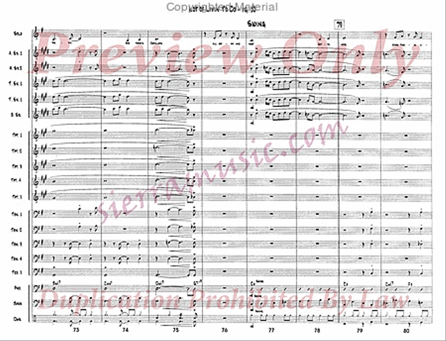 Lot Of Livin' To Do Jazz Ensemble scores gallery preview page 11