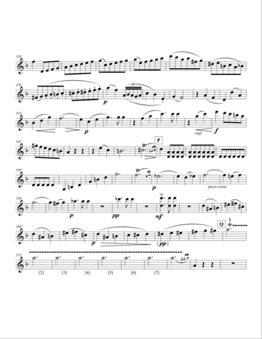 BAZZINI, Antonio -- String Quartet #6, F Major String Quartet scores gallery preview page 6