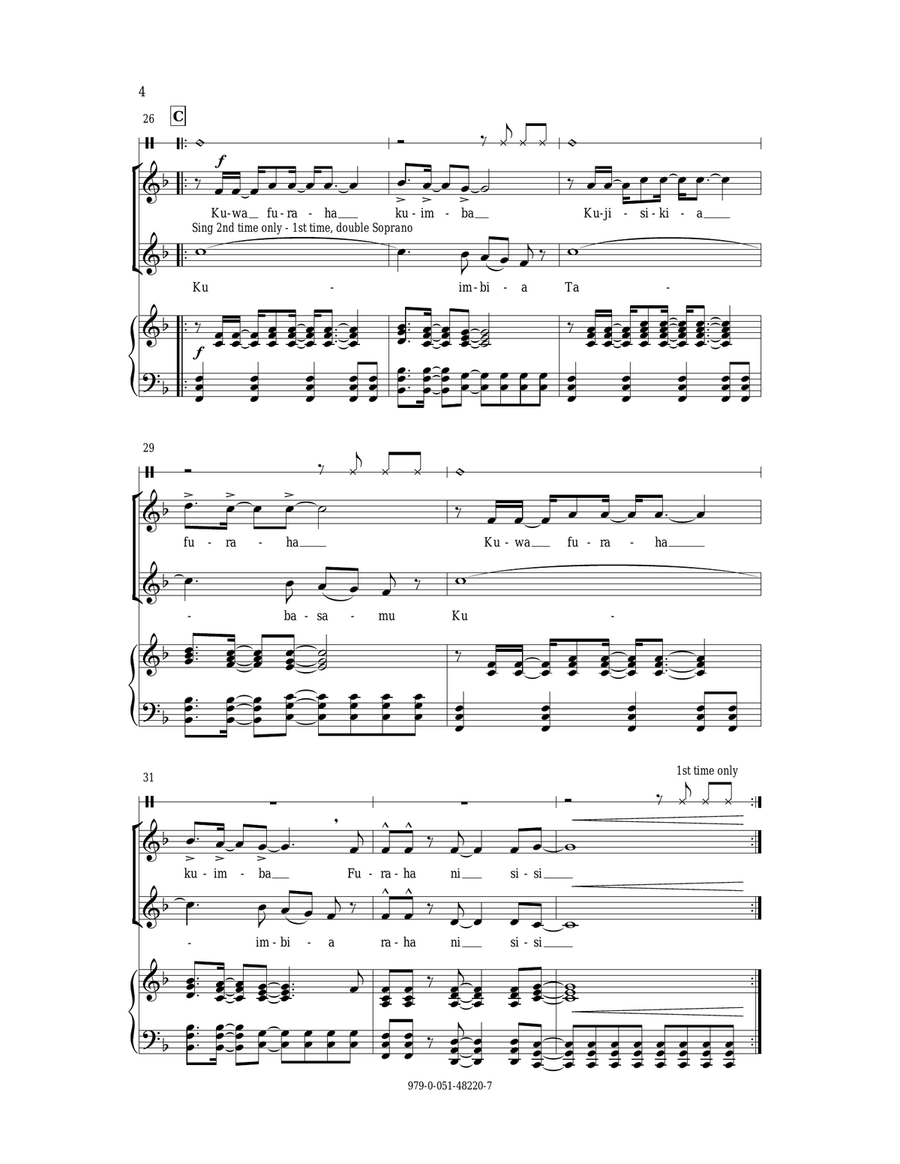 Kuwa Furaha 2-Part scores gallery preview page 4