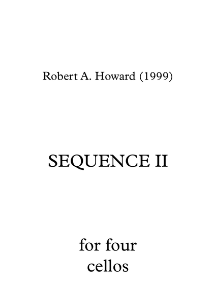 Sequence II (full playing score) image number null