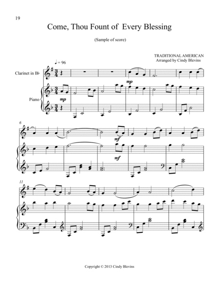 Piano and Clarinet (Play Hymns and Patriotic Songs) image number null