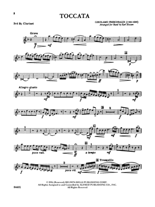 Toccata: 3rd B-flat Clarinet