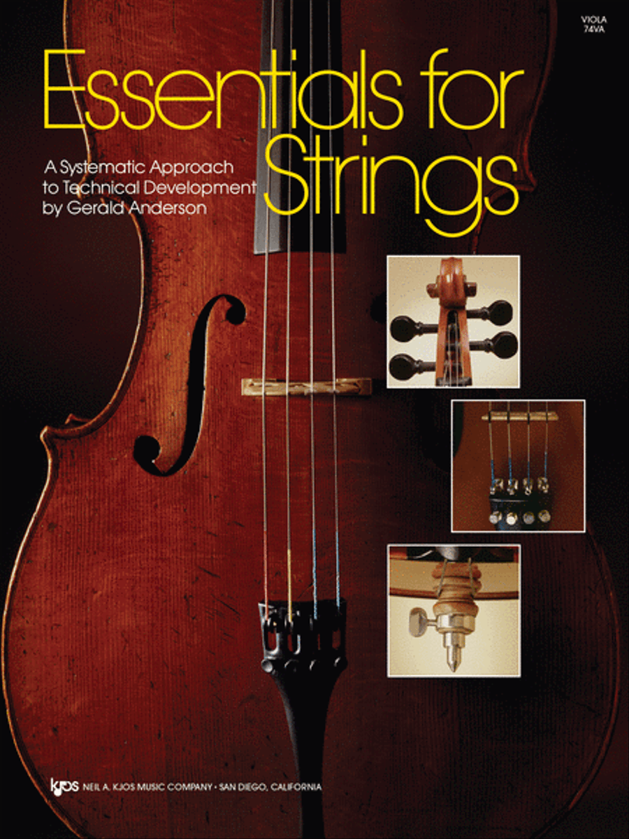 Essentials For Strings - Viola by Gerald E. Anderson Chamber Orchestra - Sheet Music