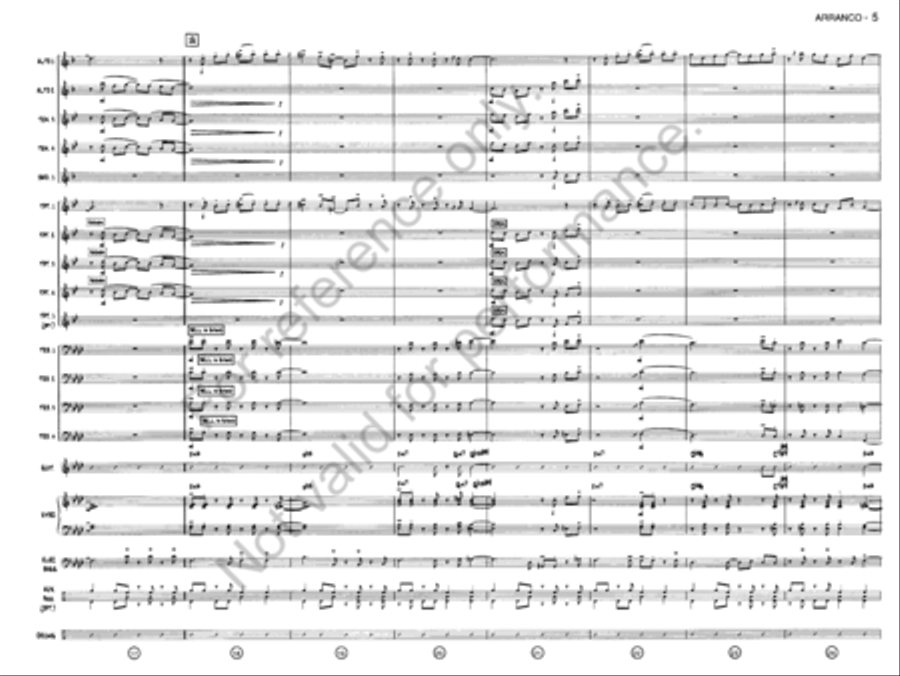 Arranco Jazz Ensemble scores gallery preview page 4