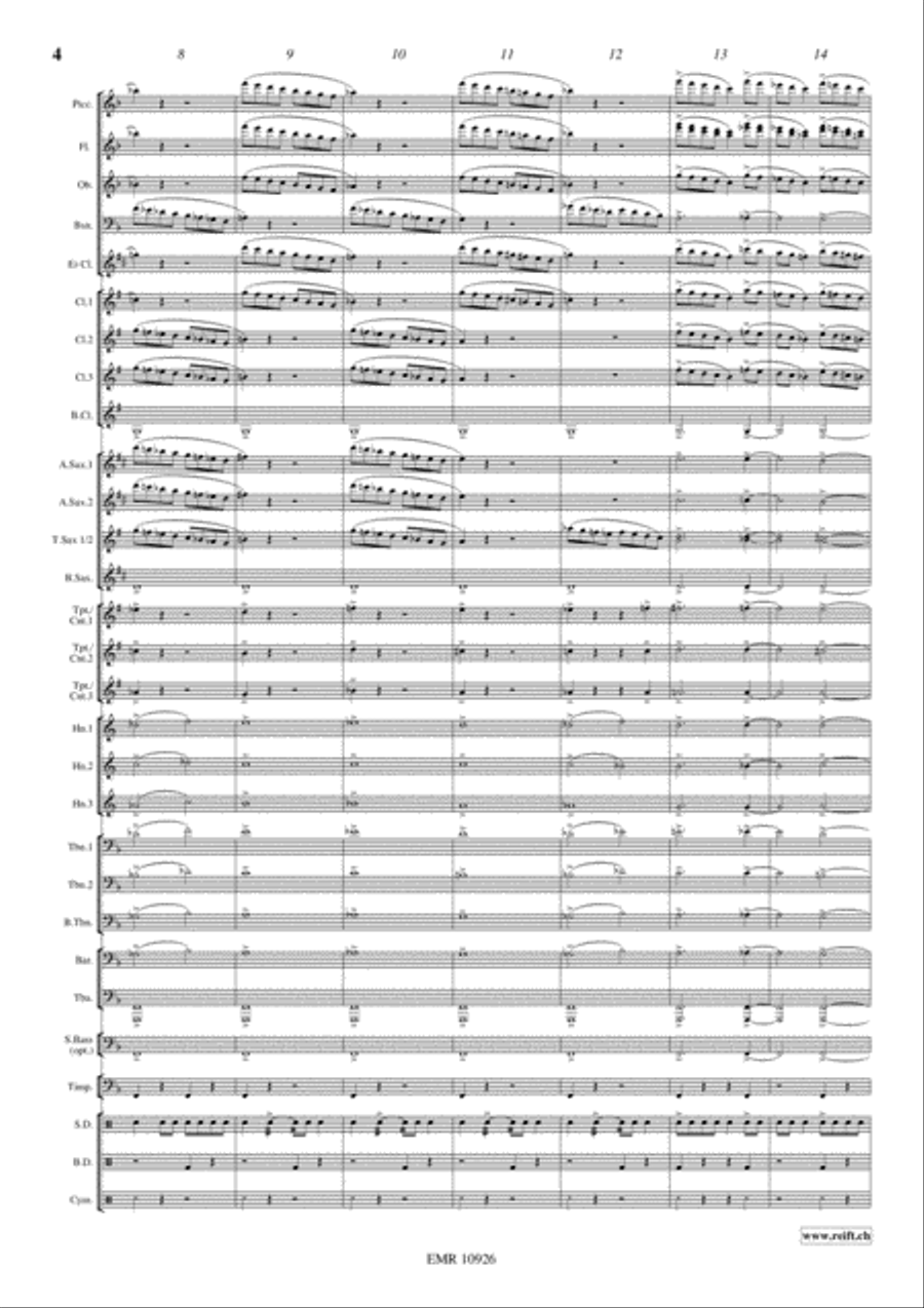 Niagara Falls Concert Band scores gallery preview page 5