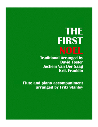 The First Noel - Flute & Piano Accompaniment