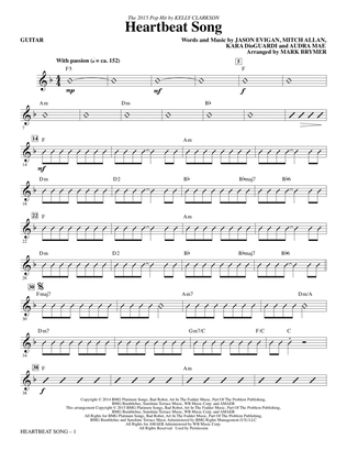Heartbeat Song (arr. Mark Brymer) - Guitar